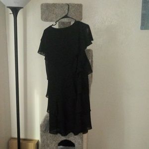 A black dress